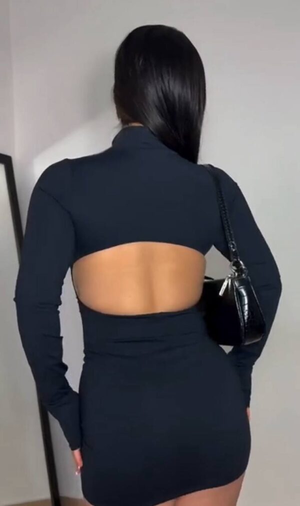 Vestido Poliamida Iara Preto - Imagem 11