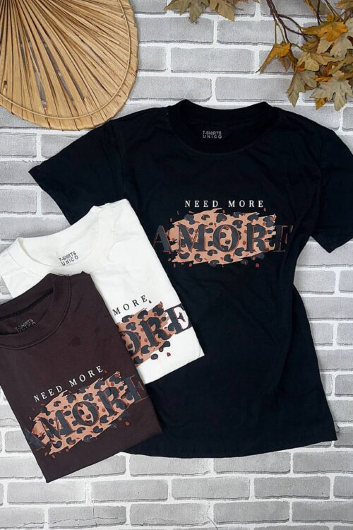 T-shirt Amore Animal Print