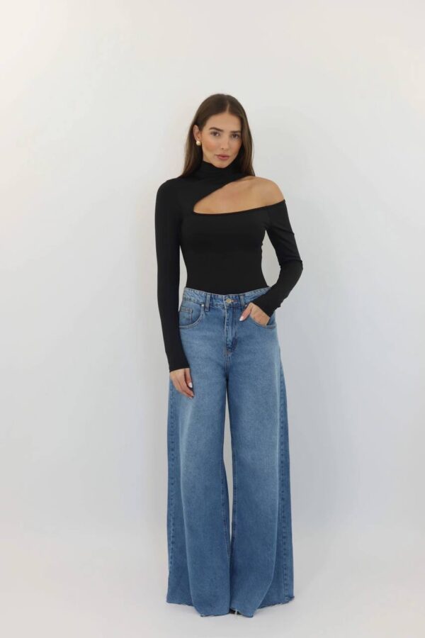 Body Poliamida Helo Choker Preto - Imagem 9