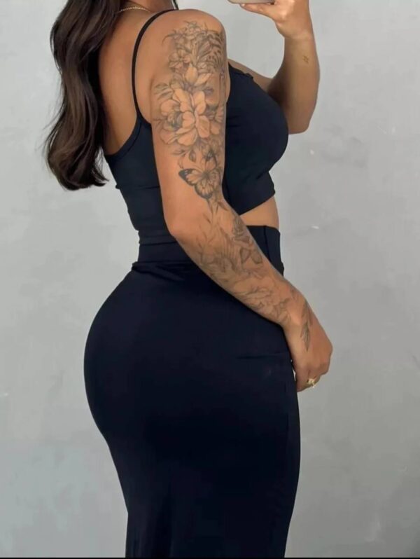 Saia Skylar Suplex Longa Preto - Imagem 2