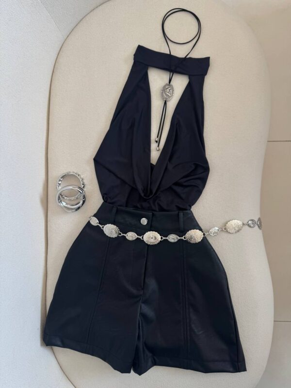 Shorts Courino Raissa Preto