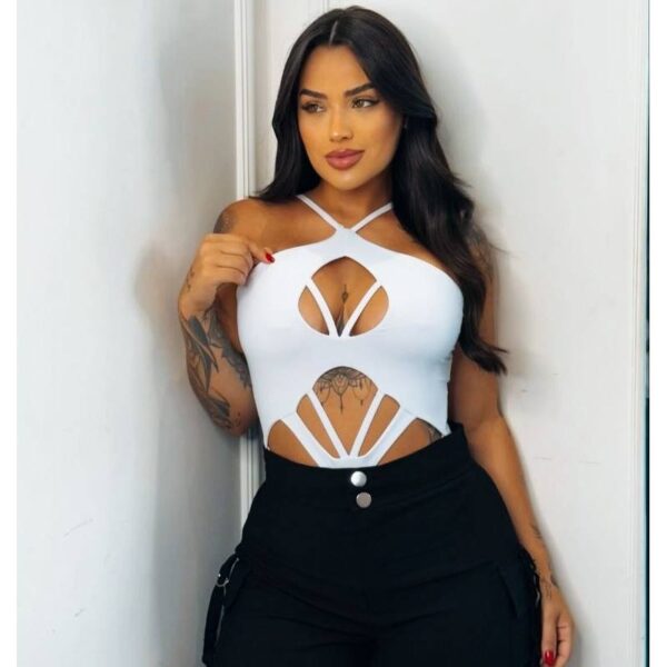 Body Misty Poliamida Branco - Imagem 4