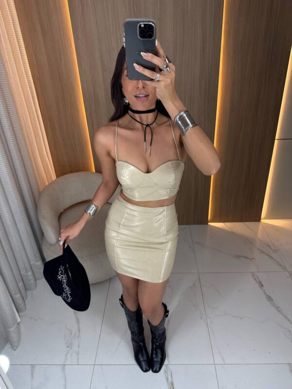 Conjunto Courino Thaís Areia - Imagem 5