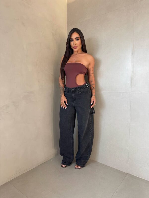 Body Paola Marrom - Imagem 2