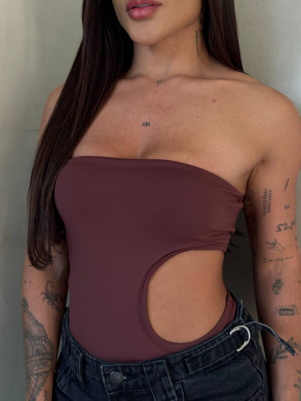 Body Paola Marrom - Imagem 3
