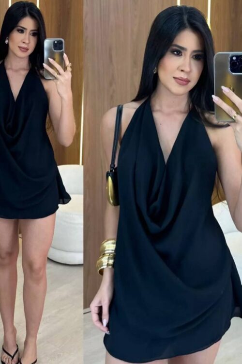 Conjunto Larissa Gola Boba Preto