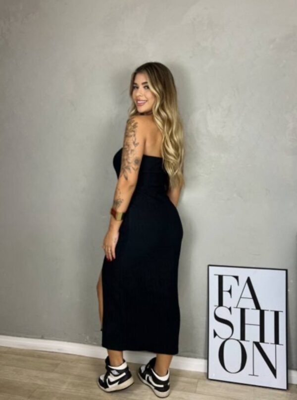 Vestido Tomara Que Caia Mid Valentina Preto - Imagem 2
