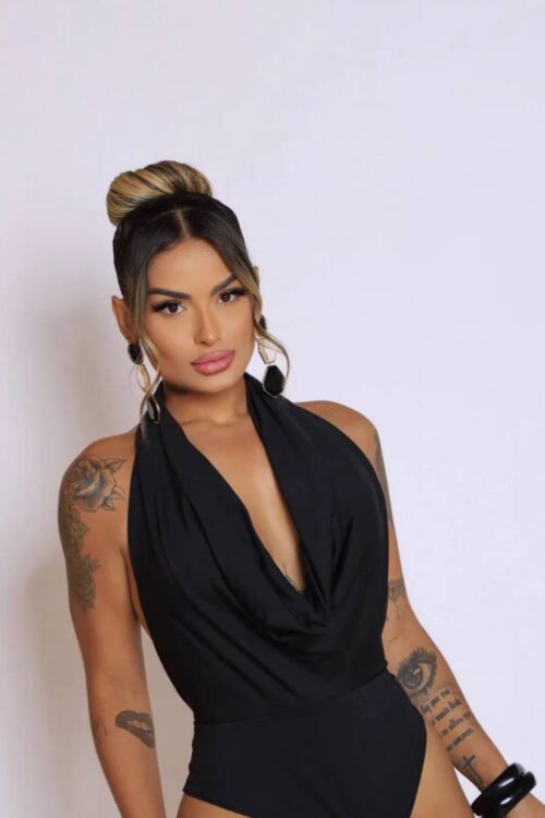 Body Bruna Gola Boba Preto