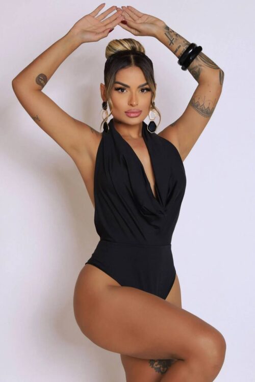 Body Bruna Gola Boba Preto