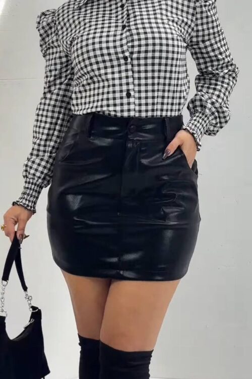 Saia Courino Resinado Preto
