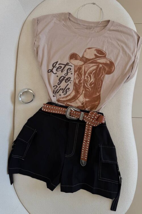Shorts Cargo Preto Amanda