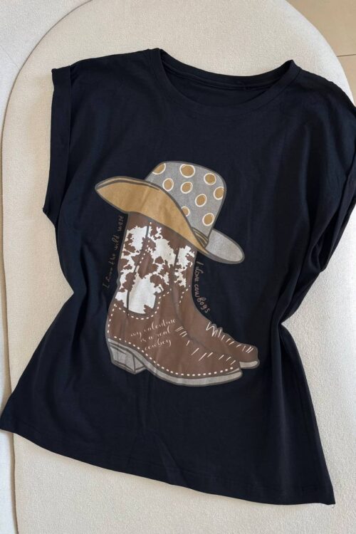 T-shirts Vaquejada Preta