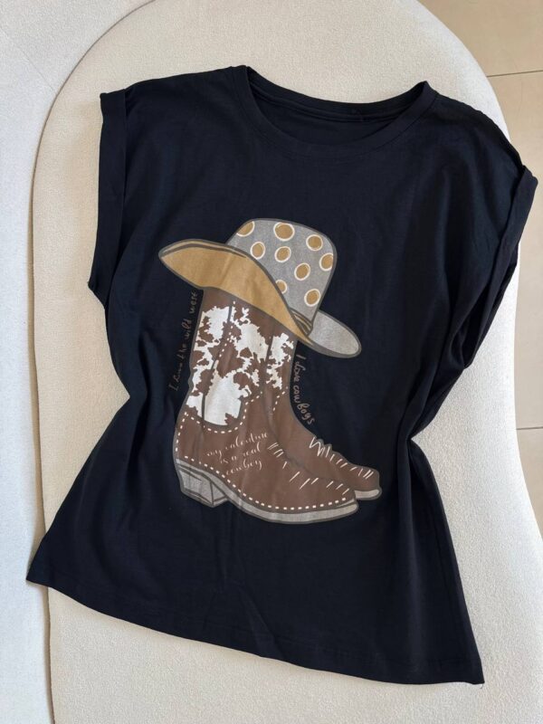 T-shirts Vaquejada Preta