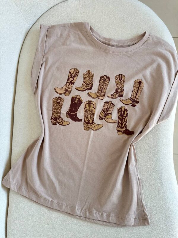 T-shirts Botinhas Areia