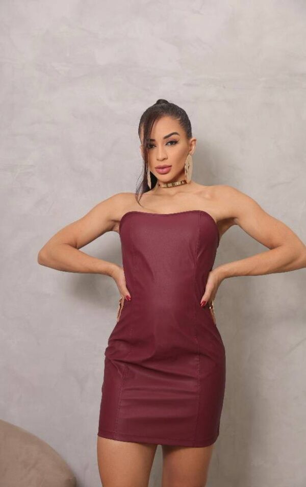 Vestido Courino Tomara Que Caia Bordo