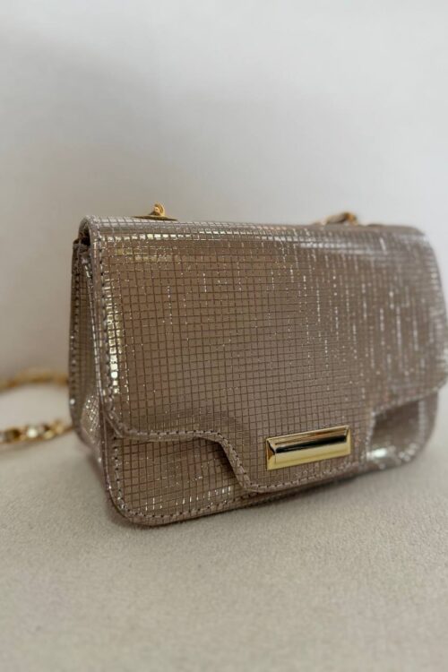 Bolsa Shine Dourada