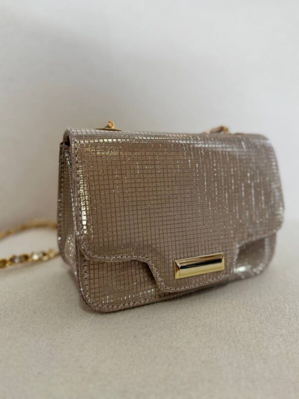 Bolsa Shine Dourada
