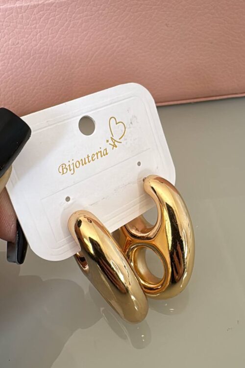 Brinco Diferenciado Dourado