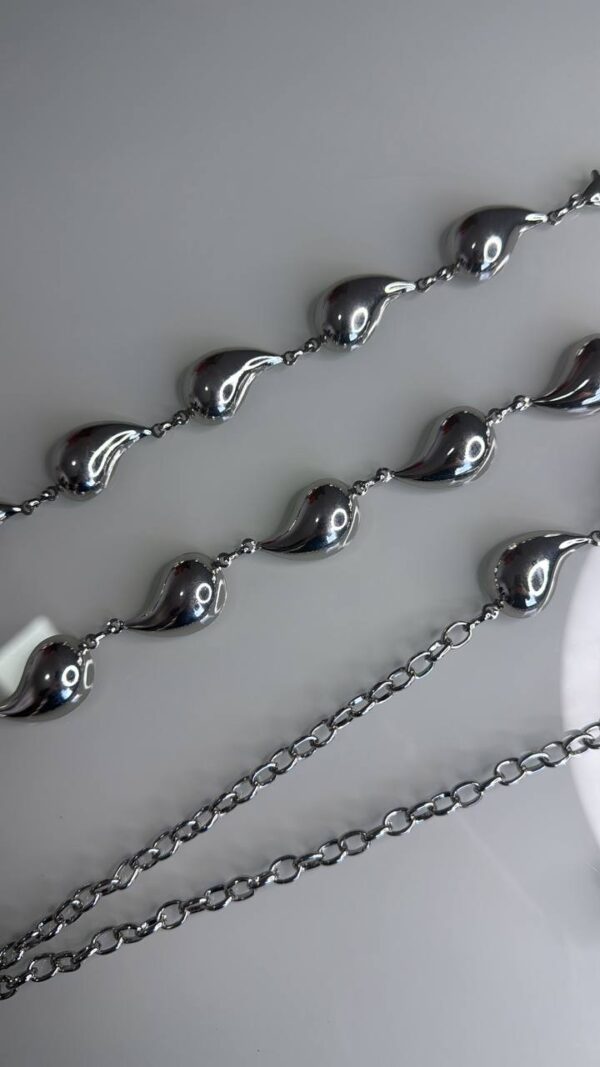 Cinto Corrente Gota Prata - Imagem 2