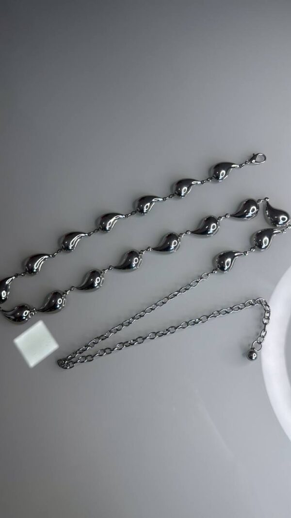 Cinto Corrente Gota Prata