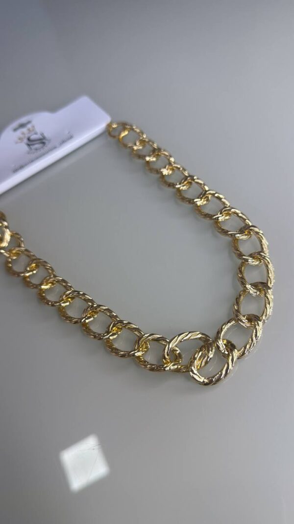 Colar Corrente Dourado - Imagem 2