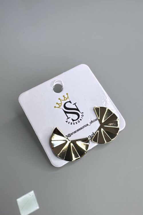 Brinco Dourado Batida Lua