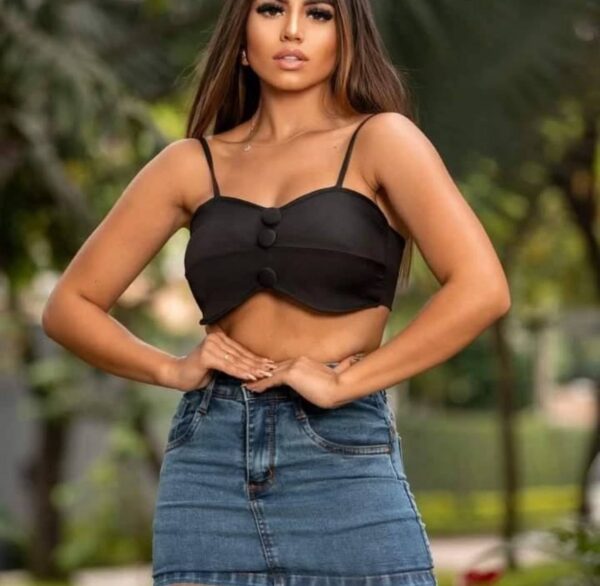 Cropped Alfaiaria Botaozinho - Imagem 4