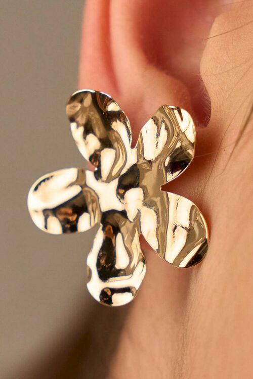 Brinco Flor Dourado