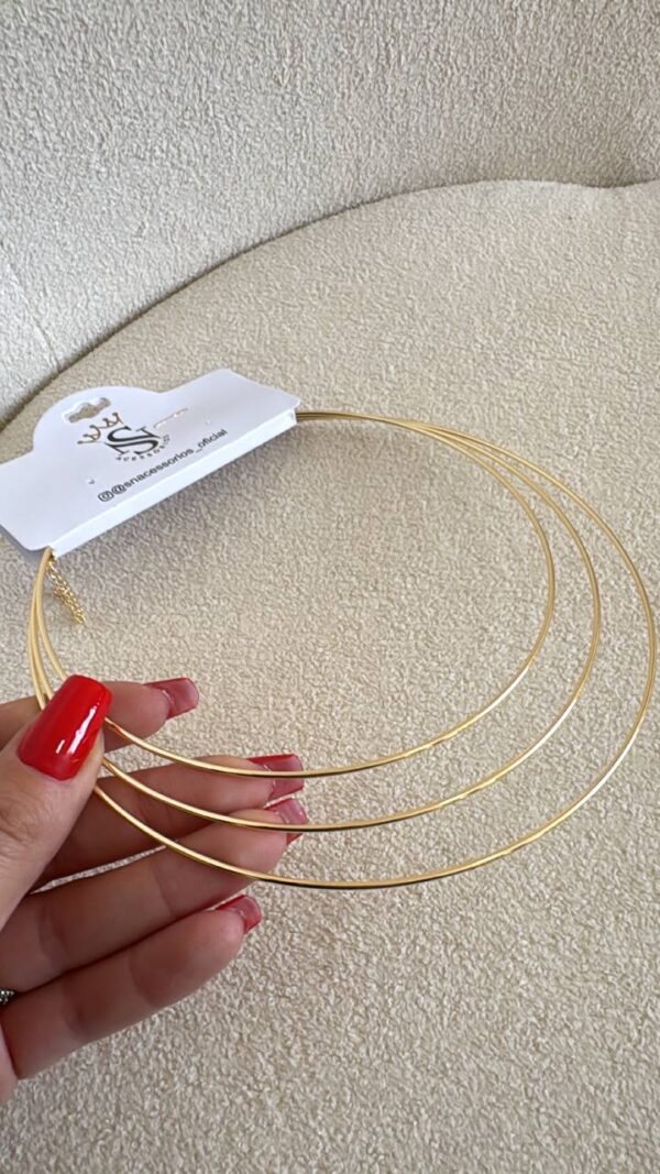 Colar Choker Cleopatra Dourado