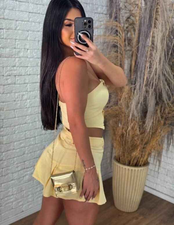 Conjunto Linho Patty Amarelo - Imagem 6