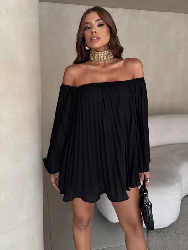 Conjunto Plissado Max Bata Preta - Imagem 6