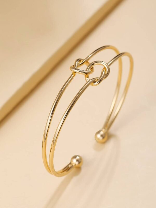 Bracelete de Ombro Nó Dourado
