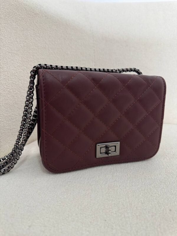 Bolsa Marrom Com Grafite