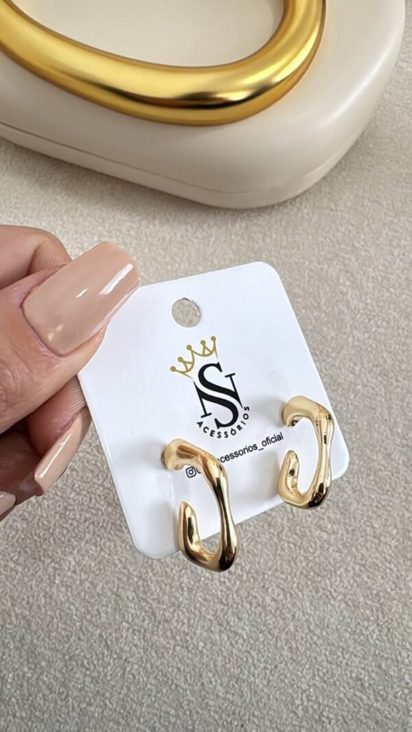 Brinco Basic Organic Dourado