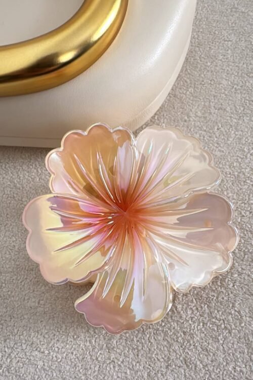 Presilha Flor Rose