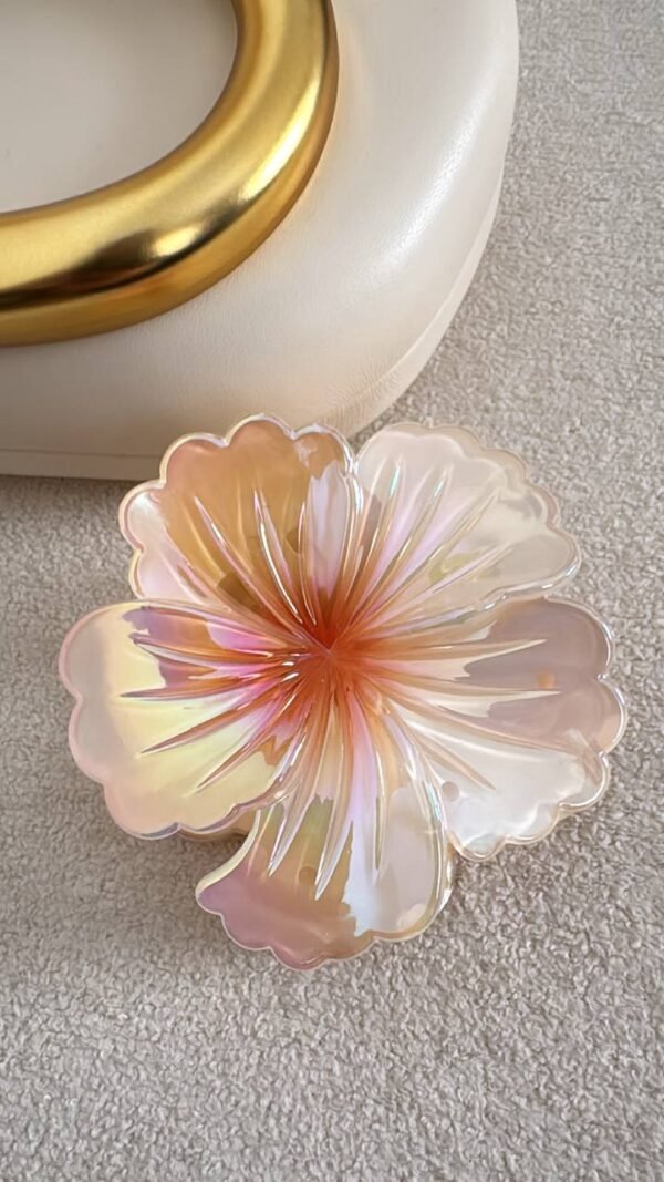 Presilha Flor Rose