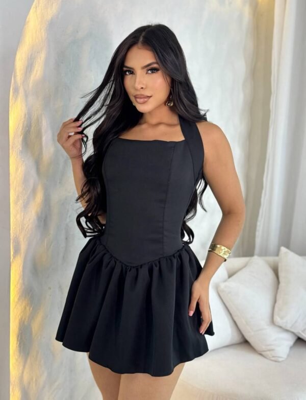 Vestido/macaquinho Alfaiataria Sensorial Preto - Imagem 3