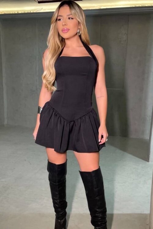 Vestido/macaquinho Alfaiataria Sensorial Preto