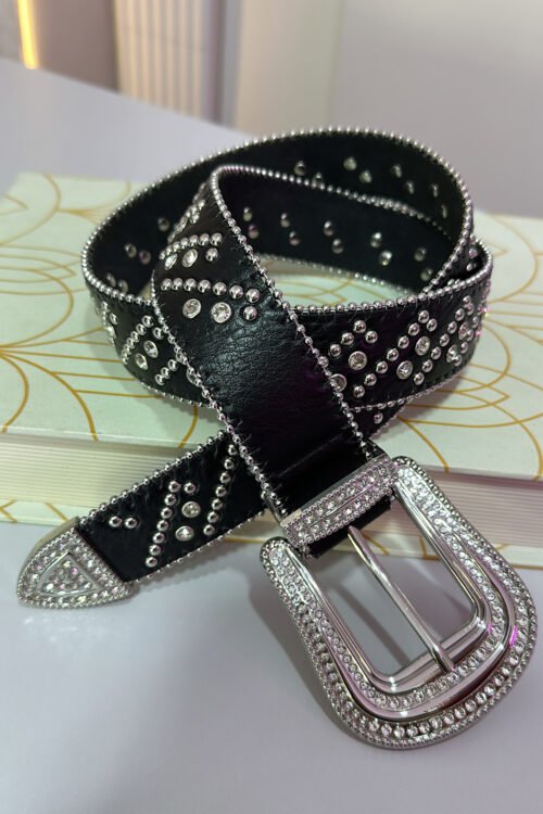 Cinto Country com Tachas Preto