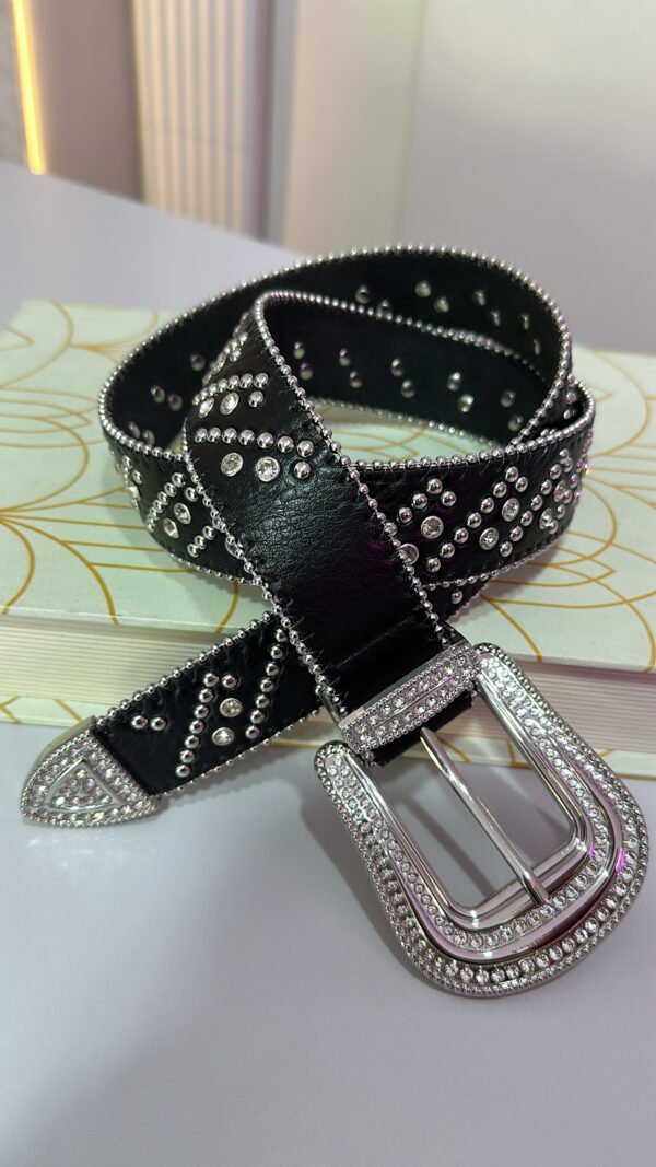 Cinto Country com Tachas Preto - Imagem 2