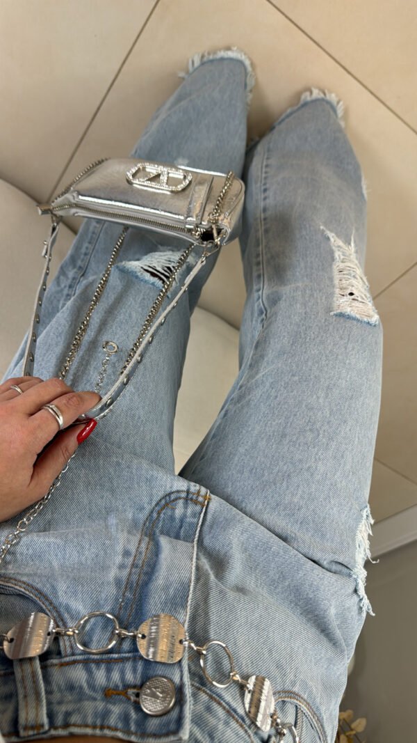 Calça Jeans Wide Leg Sensação - Imagem 5