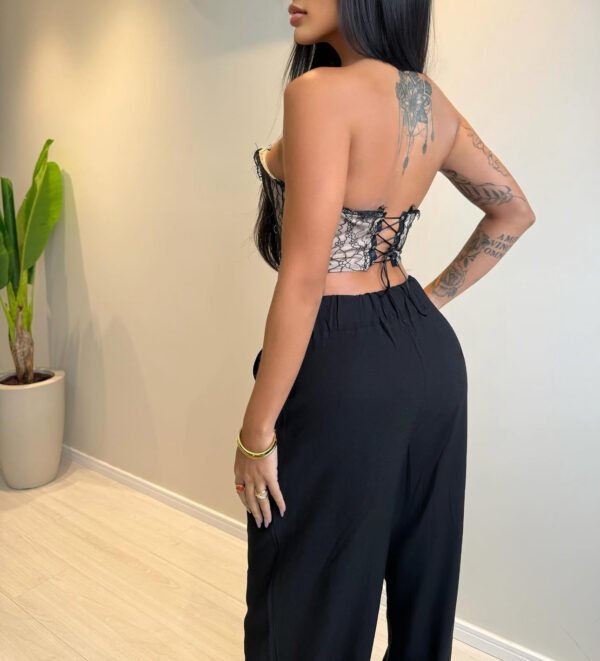 Cropped Corset Rendado - Imagem 3