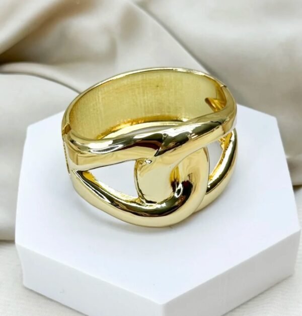 Bracelete Nó de Gota Dourado - Imagem 2