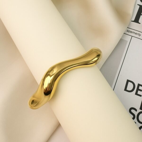Bracelete Wave Dourado