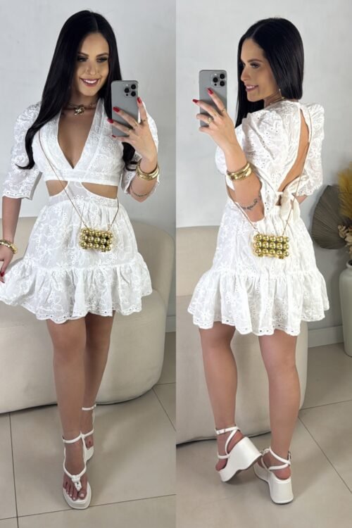 Vestido Laise Louise Branco