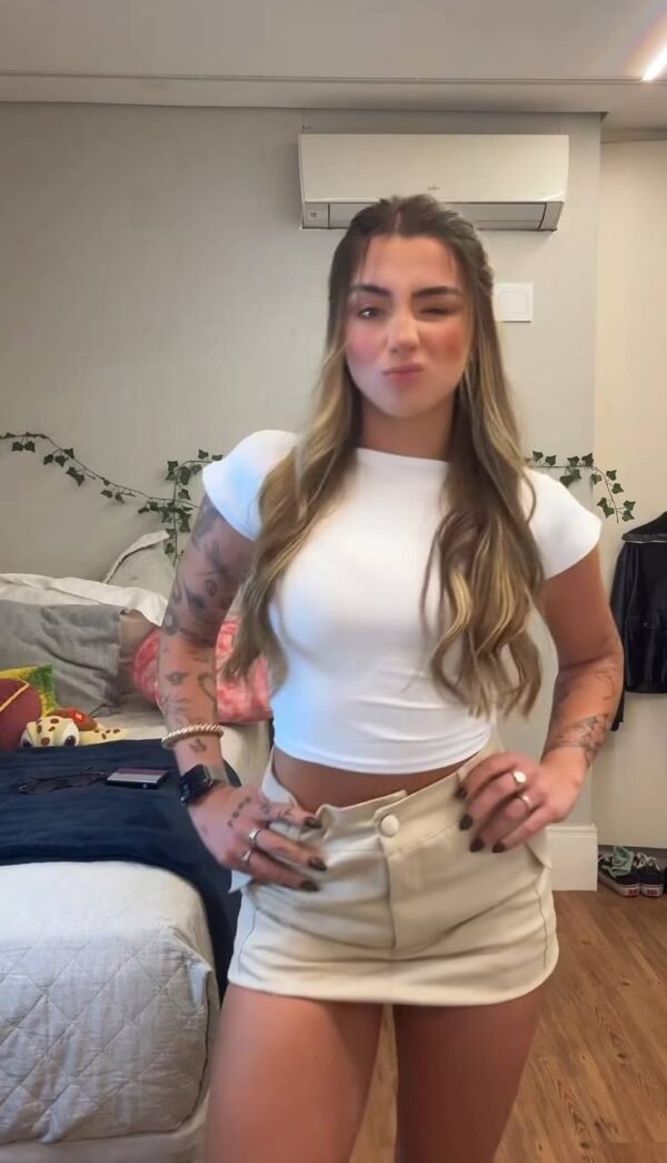 Cropped Costas Nua Poliamida Branco - Imagem 6