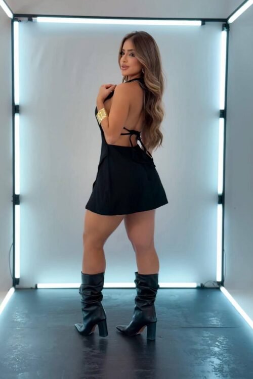 Vestido/macaquinho 3 Tiras Preto