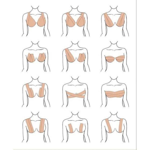 Boob Tape Fita 5 Metros - Imagem 3