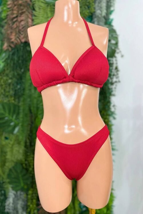 Biquíni Copacabana Ribana Vermelho