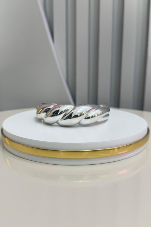 Bracelete Corda Prata